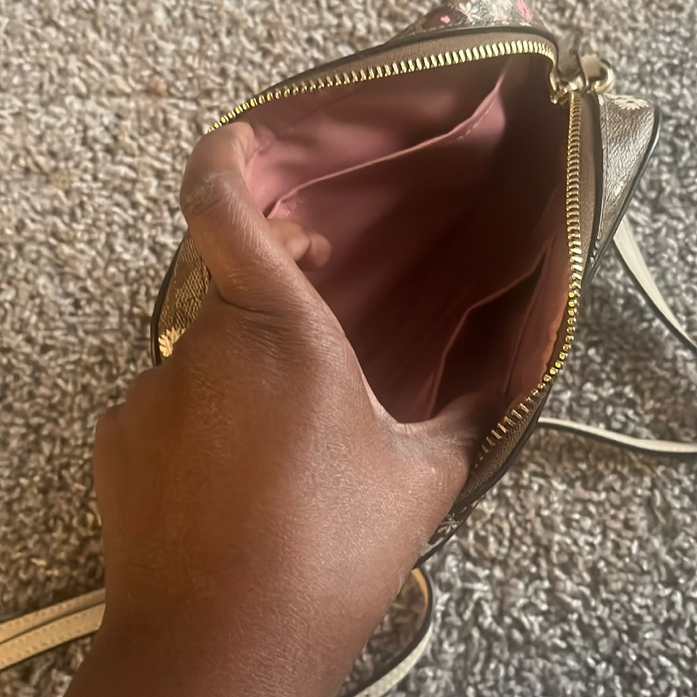Crossbody coach camera bag